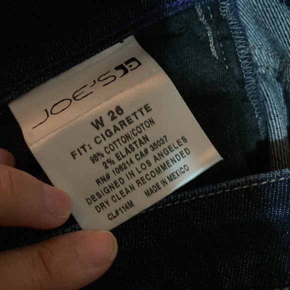 Joe’s Jeans Cigarette style size 26 - Picture 3 of 4